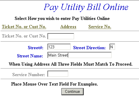 Online payment receipt example