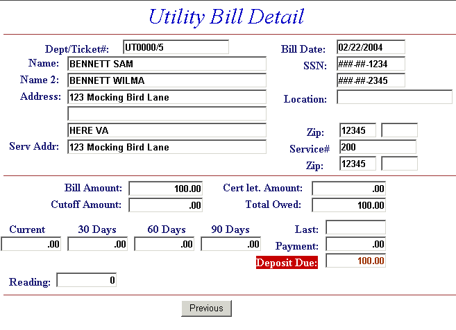 No records found message example